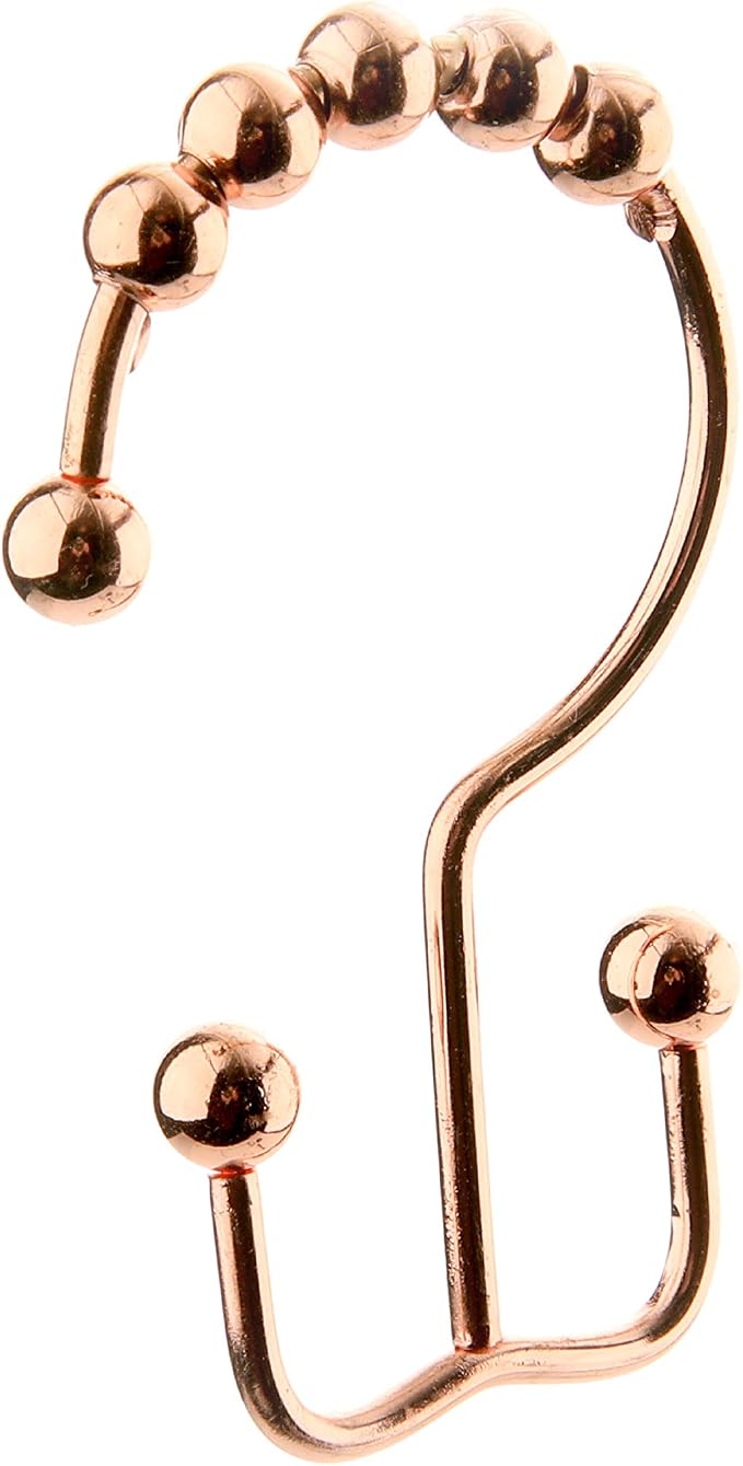 2lbDepot Copper Shower Curtain Hooks Rings, Premium Rust-Resistant Stainless - Image 5