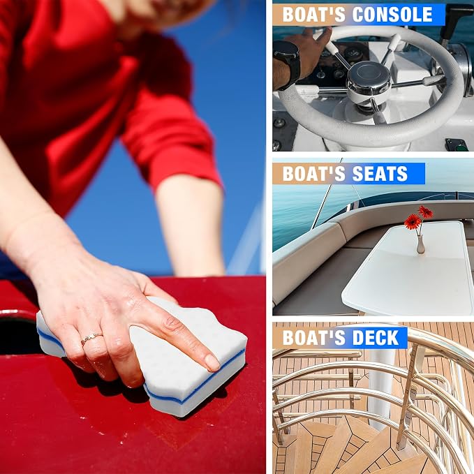 Boat Scuff Erasers Boat Cleaner Boat Sponge - Image 4