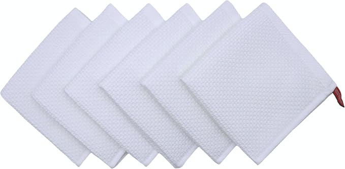 Mia'sDream Cotton Dish Cloths Dish Rags Waffle Weave Kitchen Towel, Soft and - Image 2