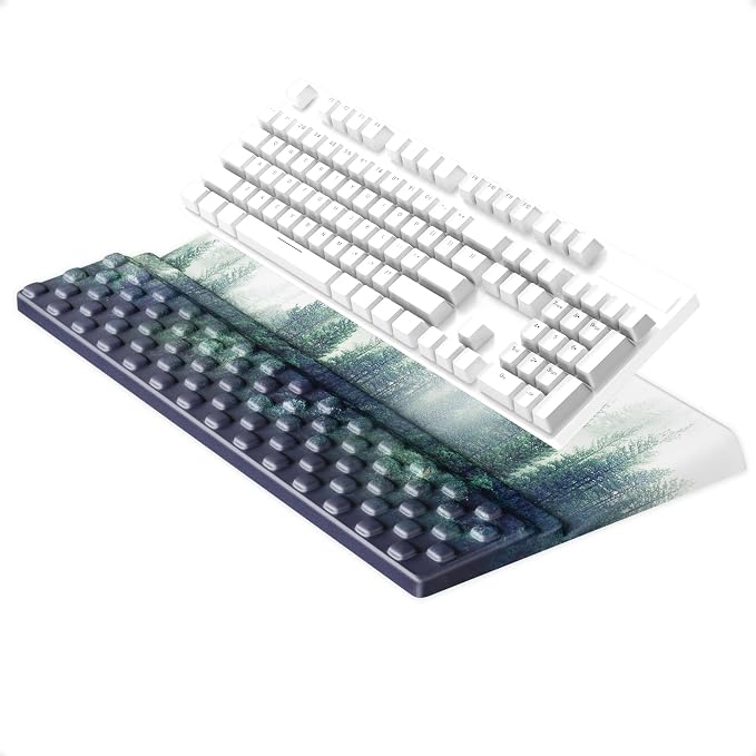 Ospelelf Keyboard Wrist Rest Pad, Comfy Ergonomic Keyboard Stand Holder by OspelelfOfficeSupplies