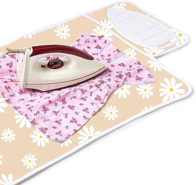 Encasa XO Ironing Mat/Pad with 3mm Padding & Silicone Iron Rest - Image 2