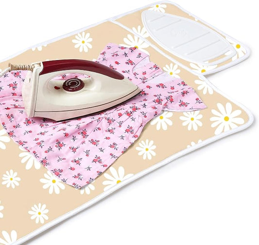 Encasa XO Ironing Mat/Pad with 3mm Padding & Silicone Iron Rest - Image 2