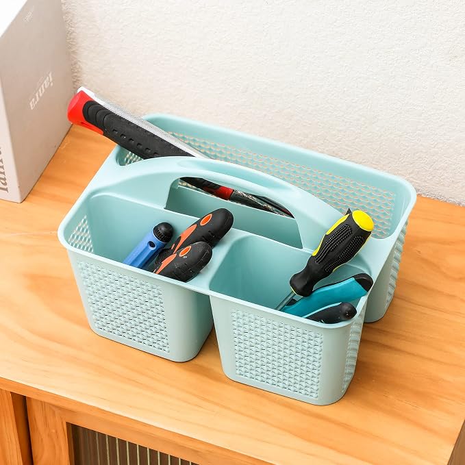 UUJOLY Plastic Portable Shower Caddy, Cleaning Shower Basket - Image 5