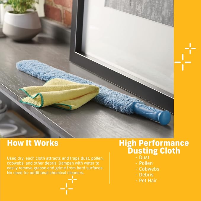 E-Cloth High Performance Dusting Cloth, Reusable Premium Microfiber Cloth - Image 7