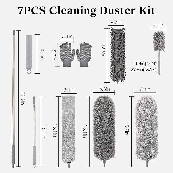 Microfiber Feather Duster Kit - Image 3