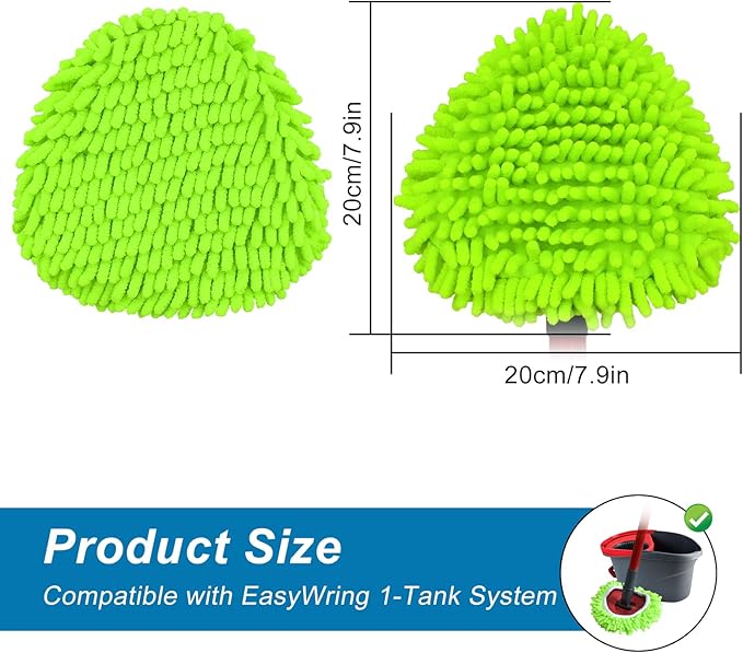 Mop Replace Head for O Cedar, Spin Mop Heads Replacements for Ocedar Easywring - Image 2