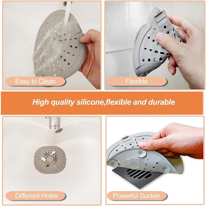 Hair Drain Catcher, Square Drain Cover - Image 5