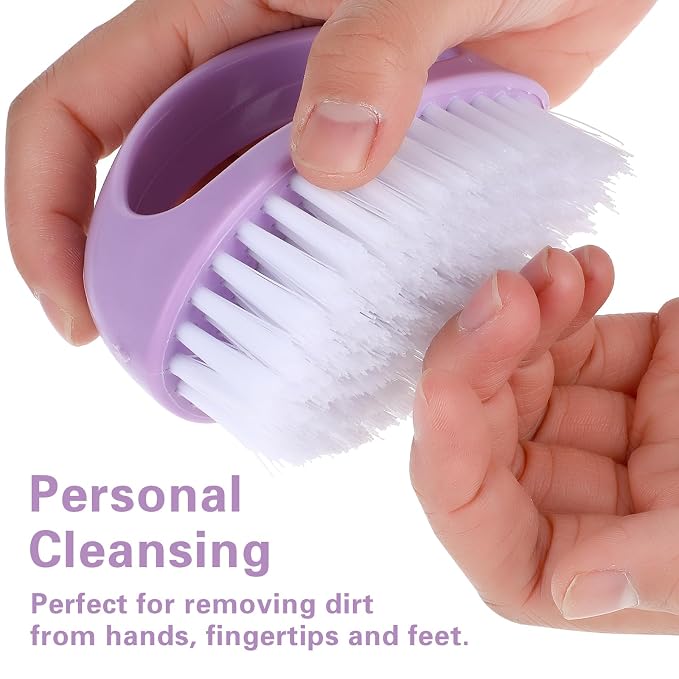 Cobee 2 Pack Hand Nail Brush for Cleaning Fingernails Durable Stiff Bristles - Image 2