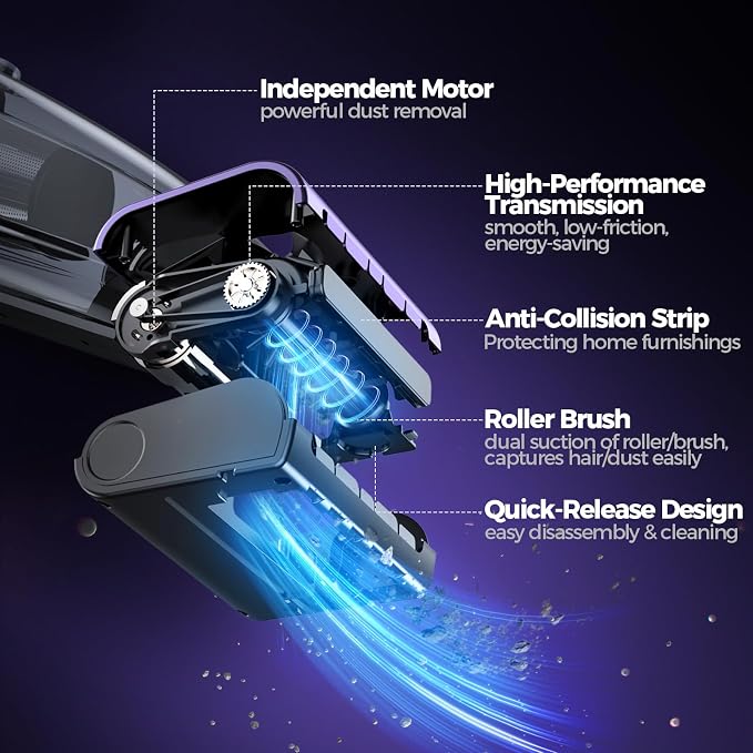 Pet Hair Handheld Vacuum Cordless: 20000PA High Power Car Vacuum - Image 4