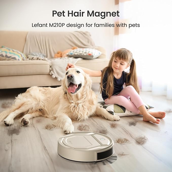 Lefant M210 Pro Robot Vacuum Cleaner, 120 Mins Runtime, 6 Cleaning Modes - Image 2