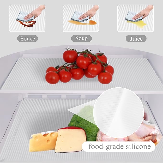 Non-Slip Silicone Refrigerator Liners - Image 2