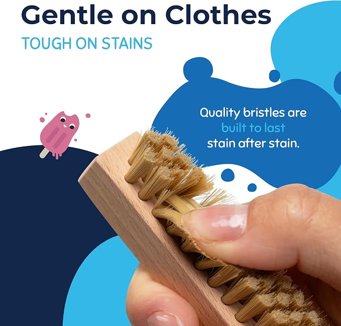 Miss Mouth’s Messy Eater Laundry Brush – Gentle Fabric Scrub Brush - Image 4