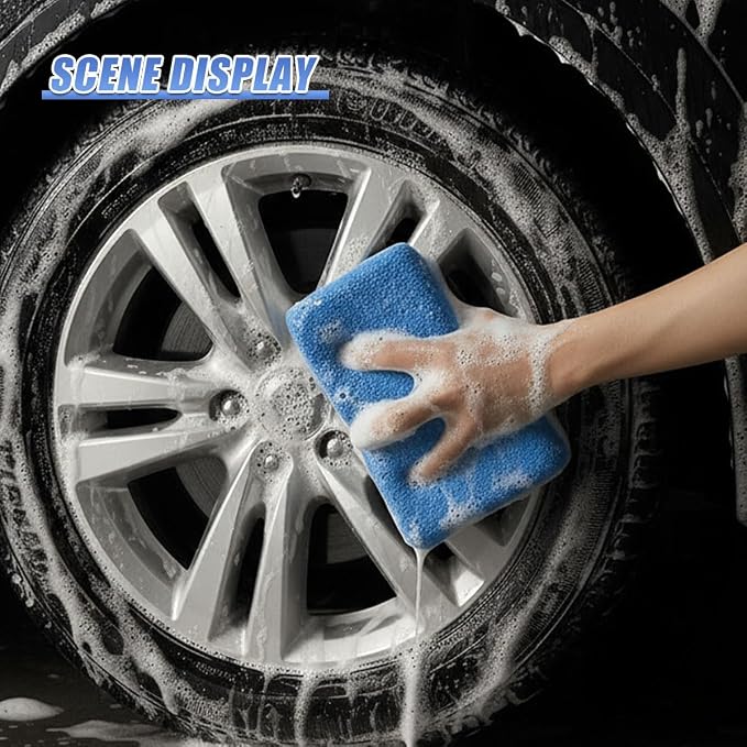 3PCS Microfiber Applicator Pads, Soft No-Scratch Car Wash Sponge, Washable - Image 5