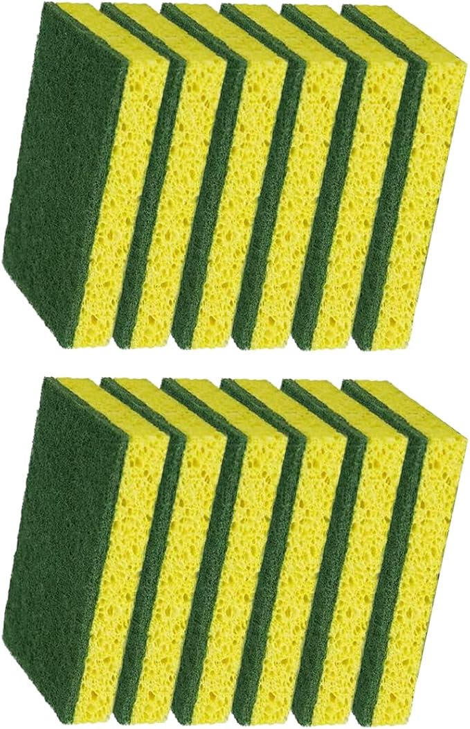 CELOX Sponges for Dishwashing and Household Cleaning, 12 Pack by CELOX