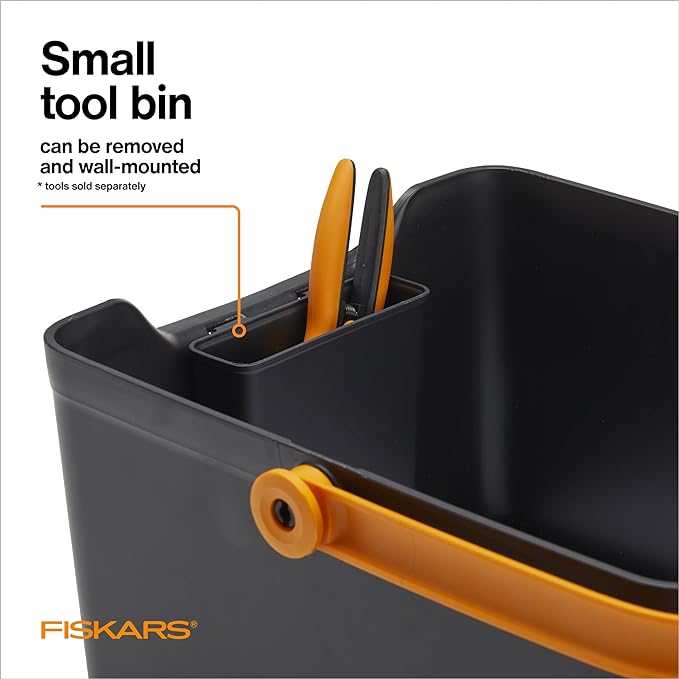 Fiskars Garden Tool Caddy, Portable Storage Organizer - Image 5