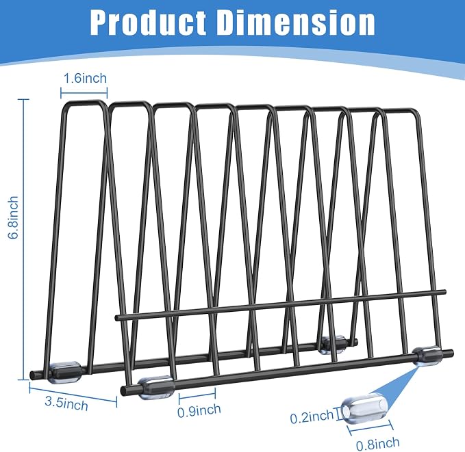 AKAZA 2 Pack Reusable Bags Drying Rack-Multiple Kitchen Storage Organizer - Image 3