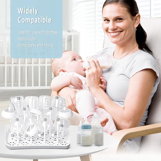 Baby Bottle Drying Rack with Tray, Termichy High Capacity Bottle Dryer Holder - Image 7