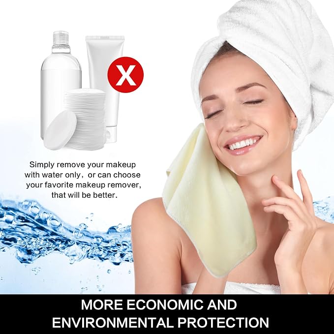 SINLAND Microfiber Facial Cloths Fast Drying Washcloth 12inch x 12inch - Image 7