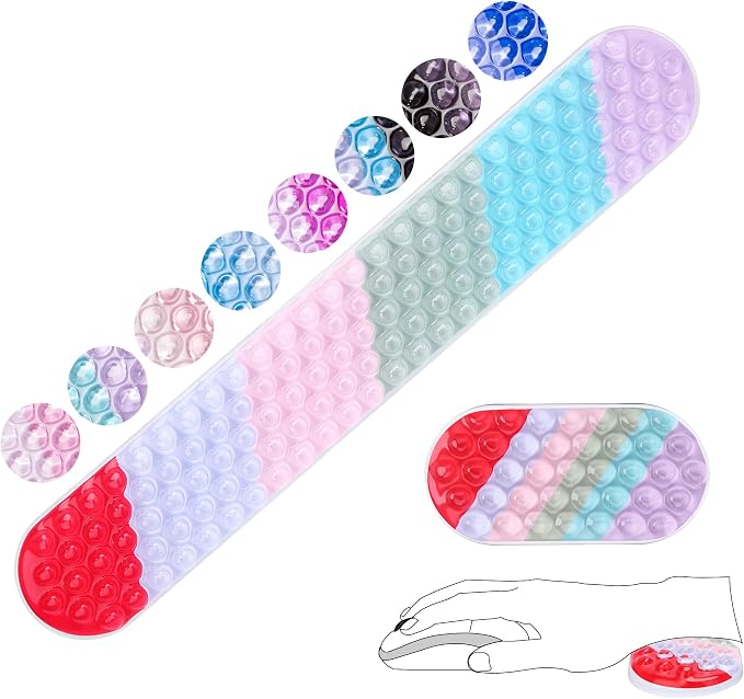 Gel Mouse & Keyboard Wrist Rest Set, Wrist Rest by ABRONDA