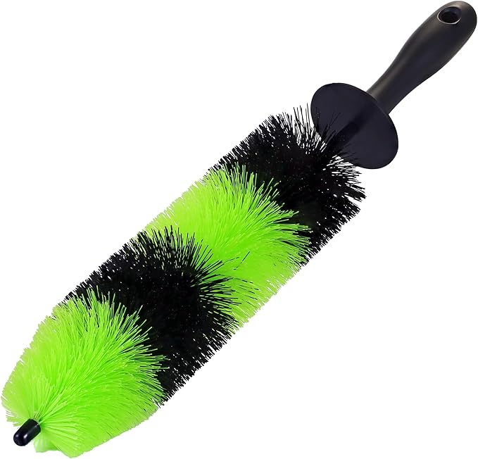 TAKAVU Master Wheel & Tire Brush, Easy Reach Rim Detailing Brush, Exhaust Tips by TAKAVU