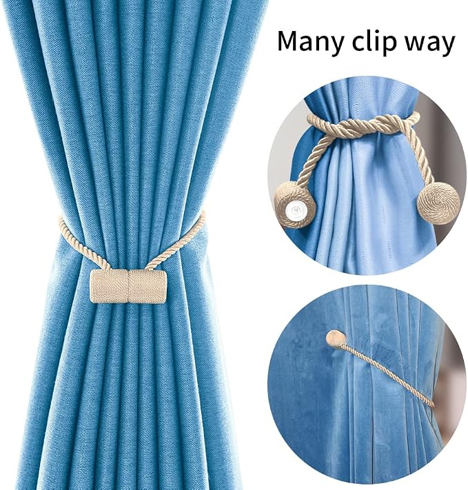 18 Inch Strong Magnetic Curtain Tiebacks, Curtain Holdbacks Modern Upgrade - Image 7