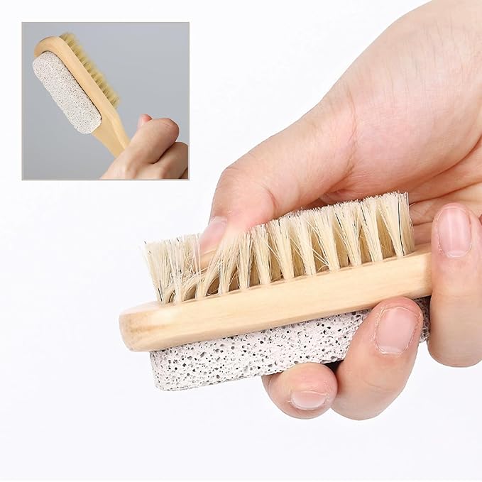Wooden Nail Cleaning Brush, for Scrubber Hand Fingernails and Toenail As Well - Image 7