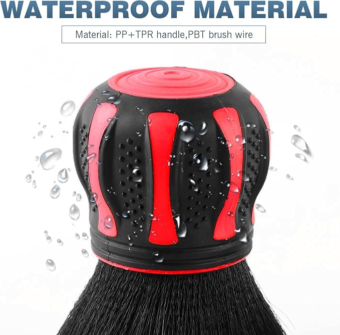 Car Detailing Brush, Non-Slip Handle Ball-Shaped Multi-Function Cleaning Tool - Image 3