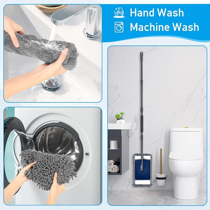 Wall Cleaner Mop with Long Handle, Extra Wall Dust Mop - Image 6