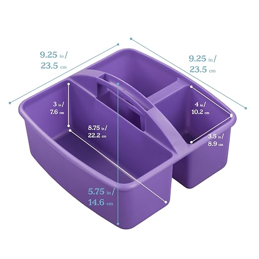 ECR4Kids 3-Compartment Storage Caddy, Storage Organizer - Image 2