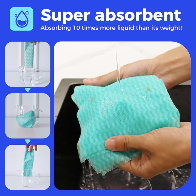 Reusable Cleaning Towels Handi Wipes Reusable Cloths Disposabel Dish Cloths - Image 6