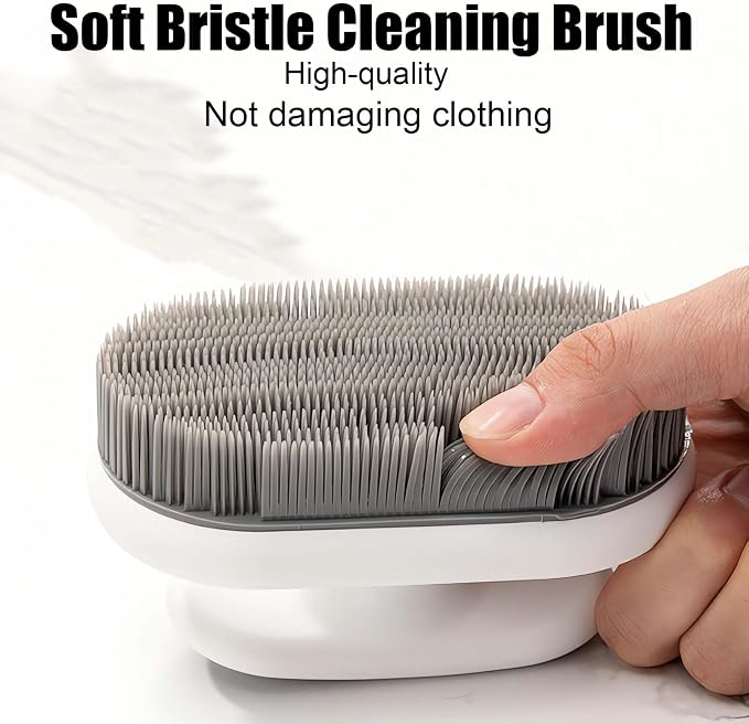 2Pcs Soft Bristle Cleaning Brush Silicone Laundry Stain Brushes Small Household - Image 3
