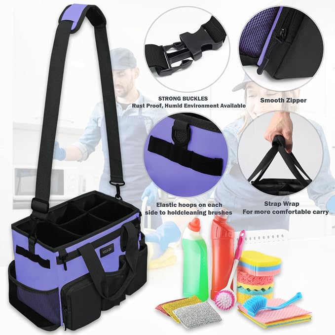 Wearable Cleaning Caddy Bag, Cleaning Supply Tote - Image 7
