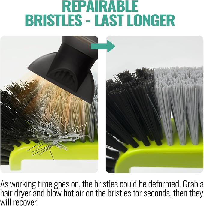 18" Pool Brush Head for Cleaning Swimming Pool Walls, Curved Ends - Image 5