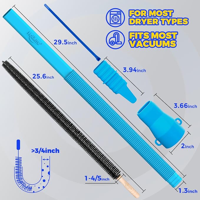 Holikme Dryer Vent Cleaner Kit 2 Pieces - Image 6