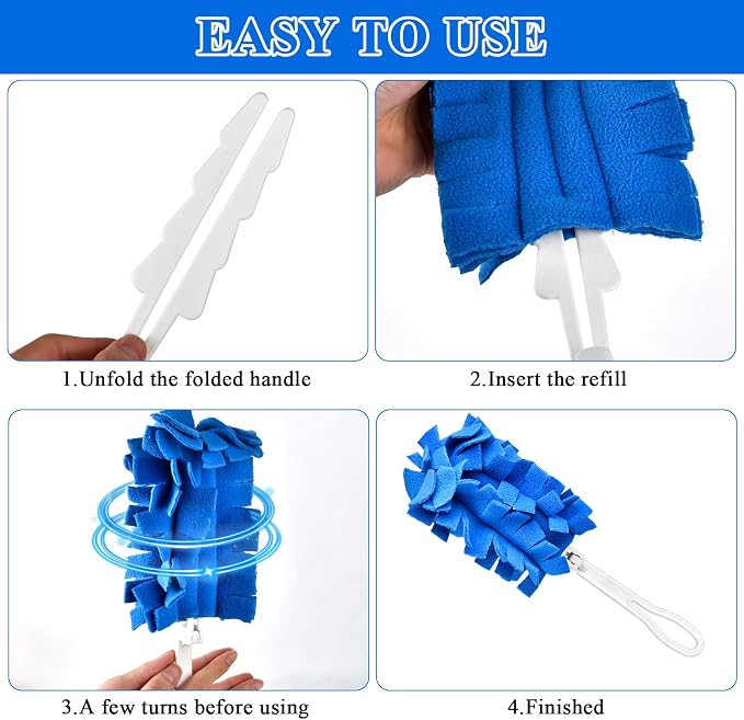 20Pcs Fleece Duster Refills, Reusable Dusters Compatible - Image 5