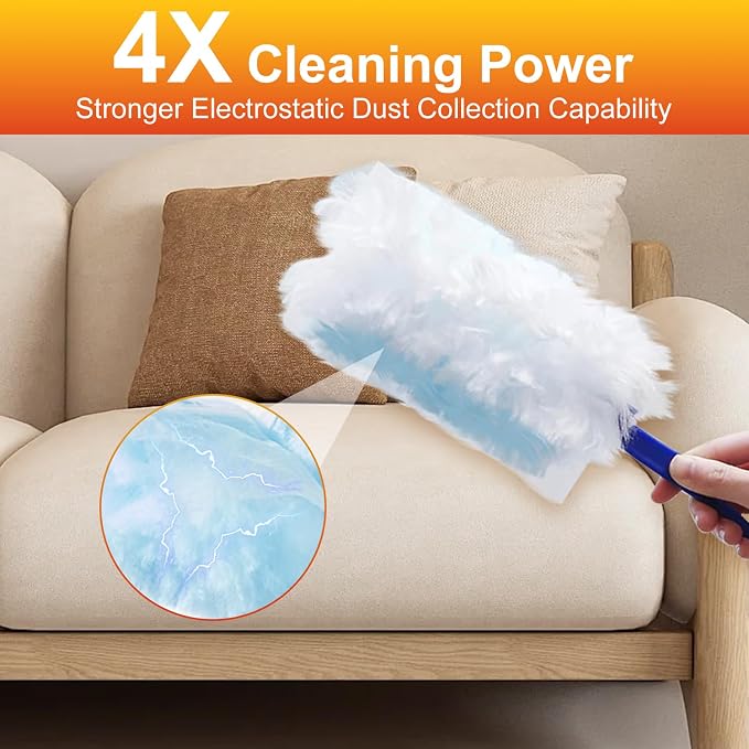 40Pcs Static Dust Removal Brush Disposable Replacement Head Compatible - Image 2