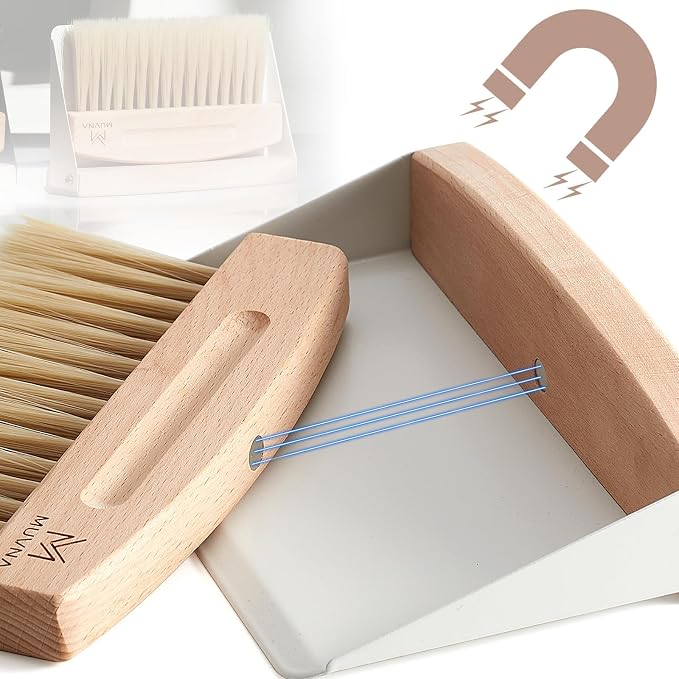 Small Coffee Brush and Dustpan Set - Image 3
