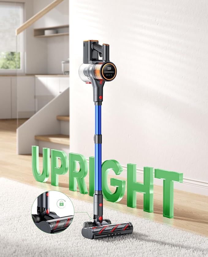 Cordless Vacuum Cleaner, 45Kpa 550W 60Mins Vacuum Cleaners - Image 4