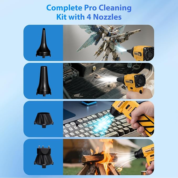 Electric Compressed Air Duster for Car Cleaning 110000 RPM Rechargeable - Image 6