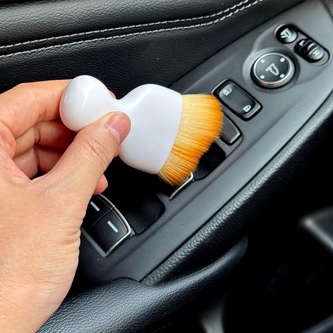 Car Detailing Brush, Soft Bristle Cleaning Brush, Scratch-Free Auto Duster Tool - Image 7