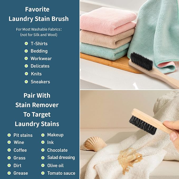 2-Piece Laundry Stain Brush, Laundry Brush - Image 4