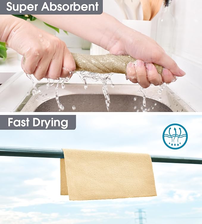 KitchLife Microfiber Cleaning Cloth Roll - Image 4