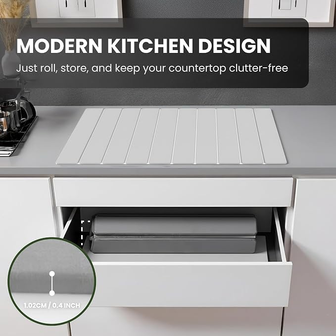 Large Stone Drying Mat for Kitchen Counter - Image 6