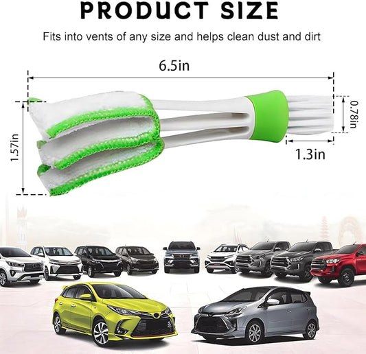 2 PCS Mini Duster for Car Air Vent, Double Ended Automotive Air Vent Microfiber - Image 2