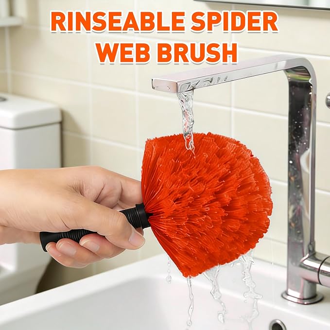 26FT Reach Cobweb Duster with Extension Pole - Image 3