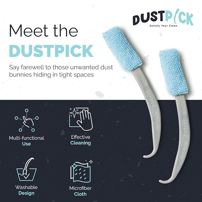 Reusable Feather Duster & Crevice Cleaning Brush | Versatile Cleaning Tools - Image 2