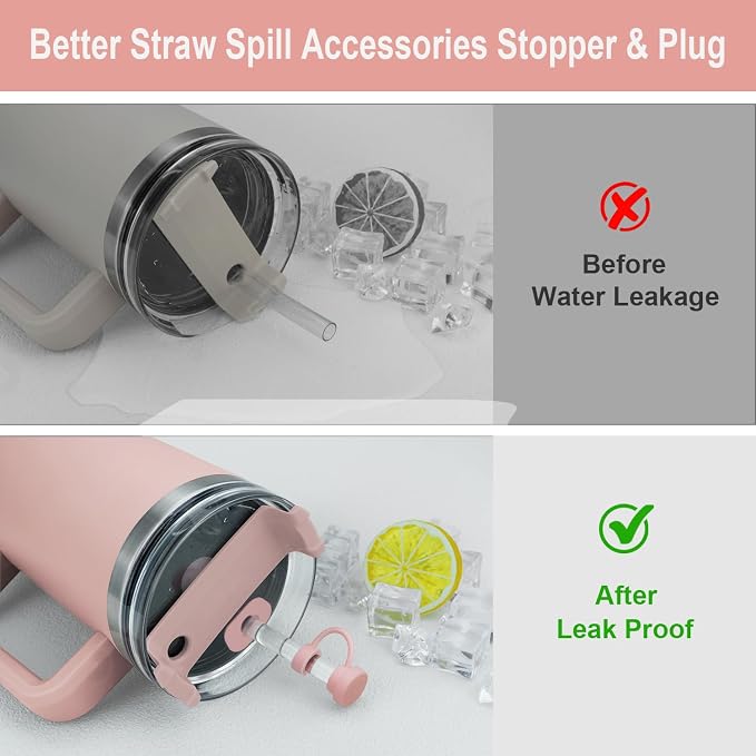 Replacement Straw Cover Spill Stopper Accessories - Image 4