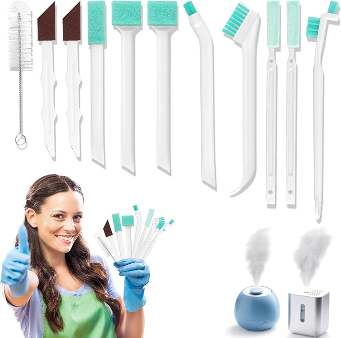 11 Pcs Humidifier Cleaner Brush Set, Crevice Cleaning Brush Small Detail by Unknown