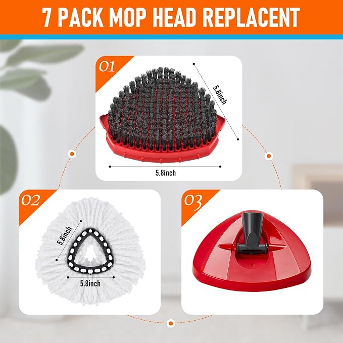 Mop Head Replacement Pads Compatible - Image 7