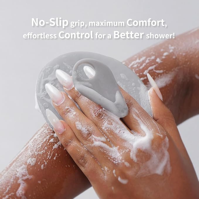 Body Scrubber 4 Pack, BEAUTAIL Gentle Exfoliating Shower Bath Brush, Soft - Image 5